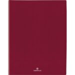 OBERTHUR Agenda Odessa 22x28cm broché sous jaquette Janvier à Décembre BORDEAUX