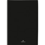 OBERTHUR Agenda Odessa 17x24,5cm broché sous jaquette Janvier à Décembre NOIR