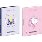 VIQUEL Agenda LICORNE/MAUVE-ROSE 11,7x17,2 cm Rembordé Assortis