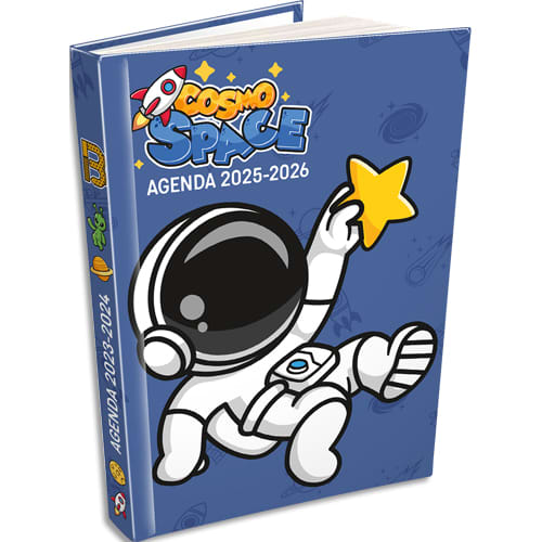 479971_d1-1.jpg CBG Agenda COSMOSPACE BLEU - 320 pages - grille personnalisée Seyès - Format fermé : PAPAGRDCCOSMOBLE-26 – Image 1