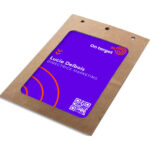 AVERY 50 pochettes pour badges en carton grand format + 52 inserts microperforés imprimables 148x1 4839XL