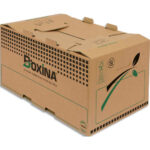 Caisse multi usages avec poignée - Double cannelure - 530x350x268mm BOXINA