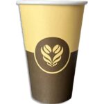 Sachet 50 gobelets carton 33 cl - 12 oz Décor Barista 1250GOBB