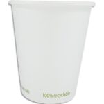 Sachet 50 gobelets 25 cl / 8oz Carton Bio Sans Film Plastique 23850GOBBIO