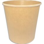 Sachet 50 Bols soupe 480 ml - 16 oz en kraft brun 1650BOS