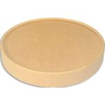 Sachet 25 Couvercles Ø 98mm en kraft brun (pour bols soupe 480 ml - 16 oz) 9825CBOS