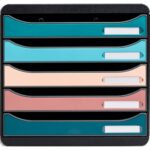 EXACOMPTA Module de classement Big Box Plus 5 tiroirs SKANDI