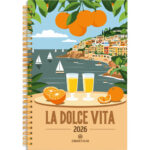 OBERTHUR Semainier 25 Wire'O FSC Chicago dolce vita 82565