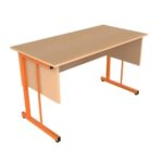 Chaire de professeur à dégagement latéral 130x65 cm ral: bleu 5015