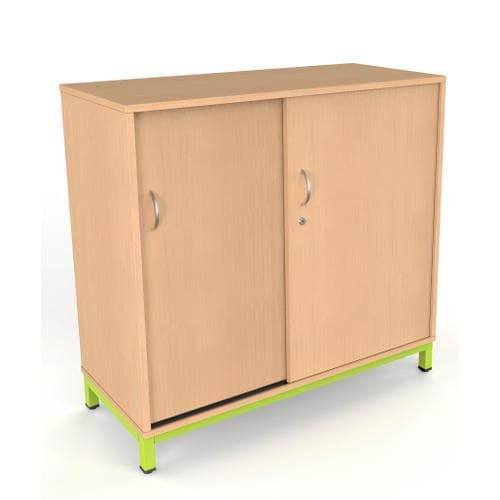 483206_d1.jpg Armoire basse portes coulissantes ral: bleu 5015 – Image 1