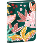 QUO VADIS Affaires fr rep floral vert bloom - 10x15 cm - semainier - 13 mois de décembre à décembre 00414