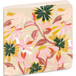 QUO VADIS Executif fr rep floral beige bloom - 16x16 cm - semainier - 13 mois de décembre à décembre 0141