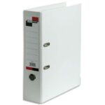 CALIPAGE Classeur à levier en polypropylène intérieur/extérieur. Dos 8 cm. Format A4. Coloris Blanc.