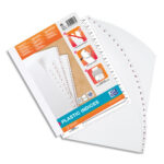 OXFORD Intercalaire alphabétique 26 positions en PVC 19/100e. Format A4+. Coloris Blanc
