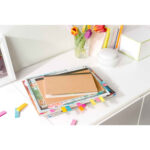 POST-IT Marque-pages POST-IT® papier (5x100) couleurs néons assortis – Image 2