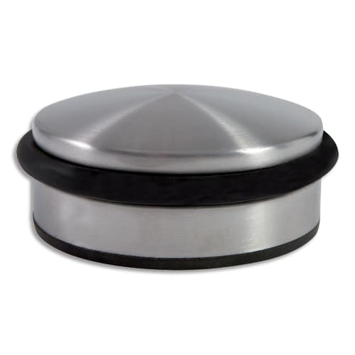 495815_d1.jpg ALBA Butée de porte en acier et élastomère - semelle antidérapante Dimensions Ø 9 x 4 cm – Image 1