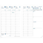 QUO VADIS Universitaire (avec répertoire) 10 x 15 cm,d'Août à Août, Couverture IMPALA Noir