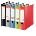 ESSELTE Classeur à levier Plus Maxi Vivida, A4+, 8 cm, PP, noir – Image 2