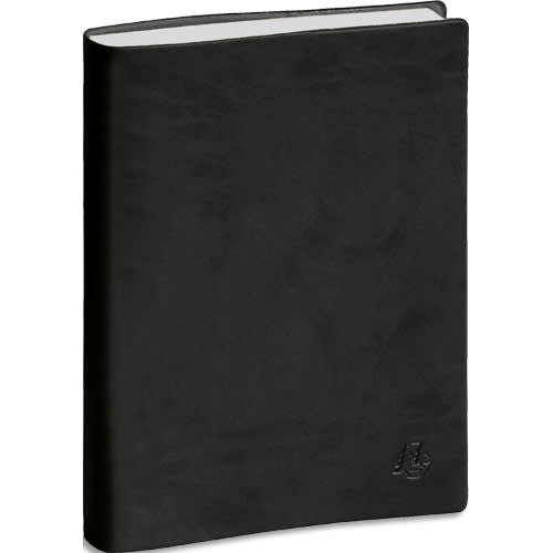 556074_d1-1.jpg EXACOMPTA Journalier Planifiée 21,Janvier à Décembre - 21x13,5cm couverture PVC Noir – Image 1