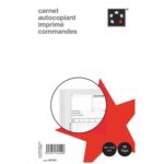 PERGAMY Carnet texté Commande format 18x21cm. 50 feuilles autocopiantes en tripli