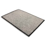FLOORTEX Tapis d'accueil Advantage Gris en polypropylène 90 x 150 cm épaisseur 10 mm