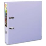 EXACOMPTA Classeur à levier en polypro PREMTOUCH dos de 8cm, coloris Lilas