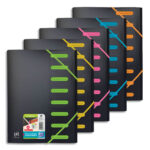 OXFORD Trieur STUDENT 8 positions en polypropylène opaque. Fermeture par élastique. Coloris assortis