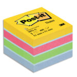 POST-IT Mini bloc cube 400 feuilles 5.1x5.1cm couleur ultra