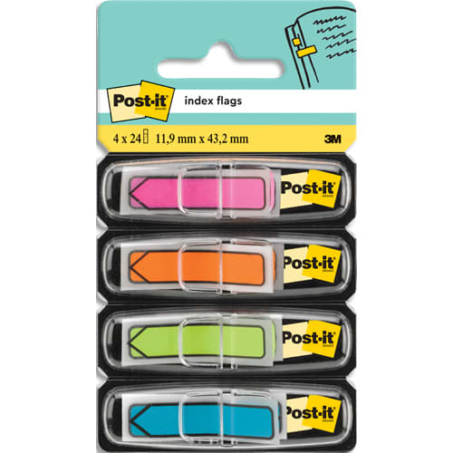 627822_d1.jpg POST-IT Marque-pages POST-IT® flèches (4x24) couleurs vives – Image 1