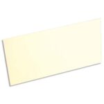 CLAIREFONTAINE Paquet de 25 cartes 210g POLLEN 10,6x21,3cm. Coloris Ivoire