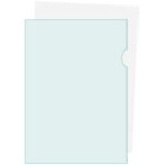 EXACOMPTA Boîte de 100 pochettes coin en PVC 14/100 ème. Coloris Orange. – Image 4