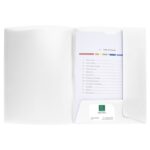 EXACOMPTA Chemise à 2 rabats personnalisable CARTOCOM de. En polypropylène. Coloris Blanc. – Image 2