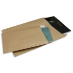 BONG Paquet de 50 pochettes kraft Milleraies auto-adhésives 90g format 162x229mm C5