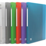 OXFORD Yeka OXFORD Hawaï A4 dos 20 mm 4 anneaux en PP assorti