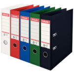 ESSELTE Classeur à levier N°1 POWER, A4, 7,5 cm, PP, blanc vivida – Image 3