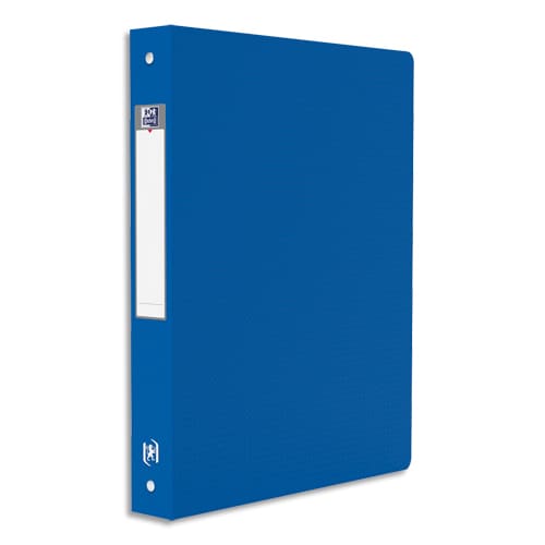 696945_d1.jpg OXFORD Classeur Memphis 4 anneaux en polypropylène 10/10e. Dos 4cm, format A4+. Coloris Bleu – Image 1