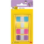 POST-IT Blister de 40 mini marque-pages rigides couleurs vives