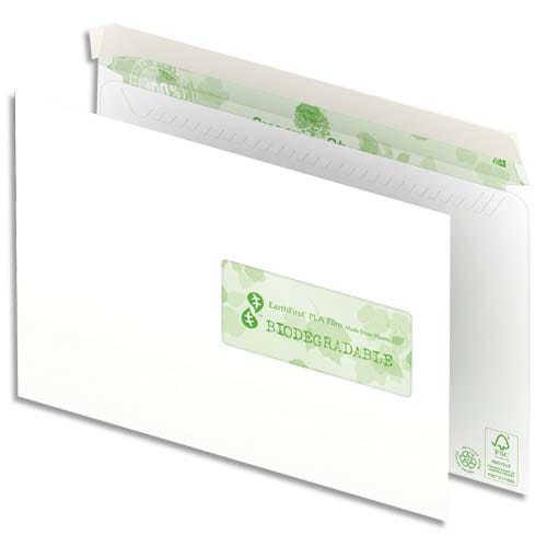 705097_d1-1.jpg OXFORD Boîte de 500 enveloppes recyclées extra Blanches 90g format C5 162x229 mm avec fenêtre 45x100 mm – Image 1