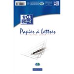 OXFORD Bloc correspondance de 50 feuilles 80 grammes format 148x210 mm ligné