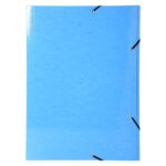 EXACOMPTA Chemise 3 rabats à élastiques Iderama en carte pelliculée 7/10, 600g. Pour format A3. Assortis – Image 2