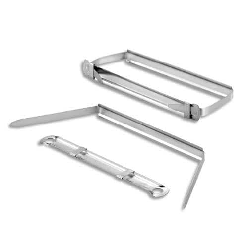 706351_d1.jpg WONDAY Boîte de 50 relieurs en métal pour documents perforés. Ecartement 8 cm. – Image 1