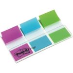 POST-IT Dévidoir 3x20 marque-pages standards Bleu, Vert, Violet – Image 2