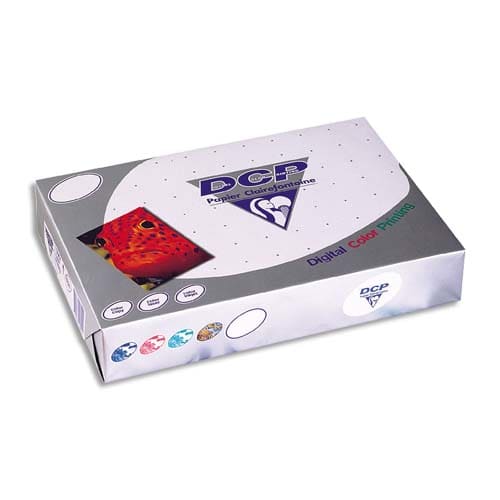 732239_d1-1.jpg CLAIREFONTAINE Ramette de 250 feuilles papier Blanc DCP copieur, Laser, Jet d'encre couleur 120 gr A4 – Image 1