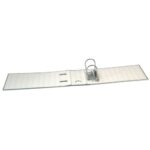 EXACOMPTA Classeur à levier en carton Gris dos de 70mm format A5 à l'italienne – Image 2