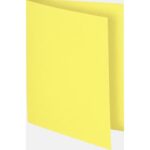 EXACOMPTA Paquet de 100 chemises FLASH 220 gr coloris Jaune canari, 100% recyclé – Image 2