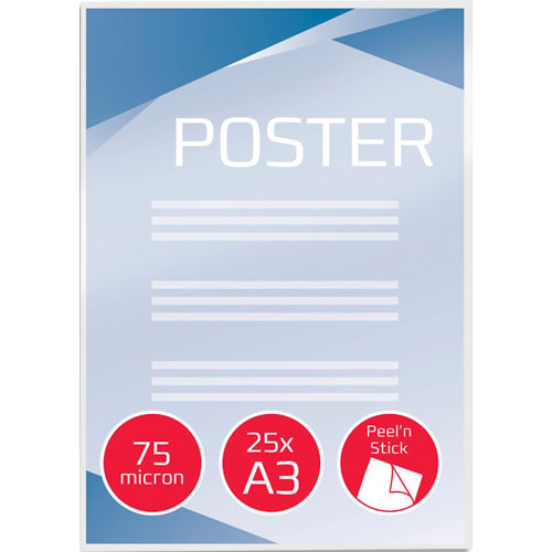 773254_d1.jpg GBC Boîte de 25 pochettes A3 dos adhésif brillant 75 microns par face soir 150 microns 3747526 – Image 1