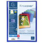 EXACOMPTA Protège-documents personnalisable PP KREACOVER 120 vues assortis – Image 3