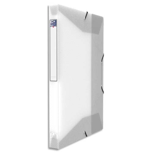 815132_d1.jpg OXFORD Boîte de classement Hawaï 24x32cm en polypropylène 7/10e. Dos 2,5cm. Coloris Incolore – Image 1