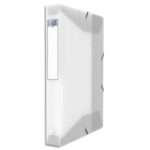 OXFORD Boîte de classement Hawaï 24x32cm en polypropylène 7/10e. Dos 4cm. Coloris Incolore