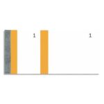 EXACOMPTA Bloc vendeur 100 feuillets 60x135 mm Orange